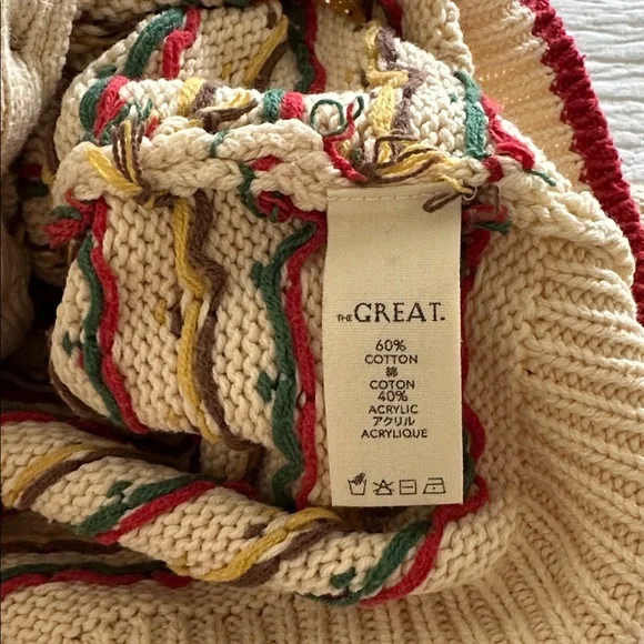 THE GREAT. Ornament Cardigan - Picture 5 of 5